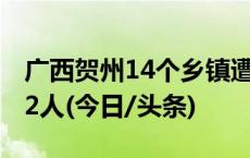 广西贺州14个乡镇遭受洪涝灾害 受灾人口322人(今日/头条)