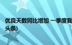 优良天数同比增加 一季度我国多地空气质量改善明显(今日/头条)