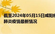 截至2024年05月15日咸阳疫情最新消息-咸阳新型冠状病毒肺炎疫情最新情况
