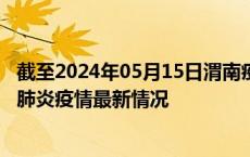 截至2024年05月15日渭南疫情最新消息-渭南新型冠状病毒肺炎疫情最新情况