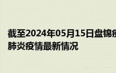 截至2024年05月15日盘锦疫情最新消息-盘锦新型冠状病毒肺炎疫情最新情况