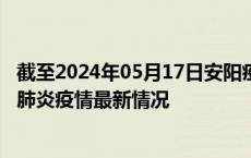 截至2024年05月17日安阳疫情最新消息-安阳新型冠状病毒肺炎疫情最新情况