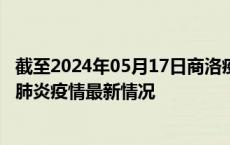 截至2024年05月17日商洛疫情最新消息-商洛新型冠状病毒肺炎疫情最新情况