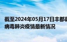 截至2024年05月17日丰都县疫情最新消息-丰都县新型冠状病毒肺炎疫情最新情况