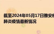 截至2024年05月17日雅安疫情最新消息-雅安新型冠状病毒肺炎疫情最新情况