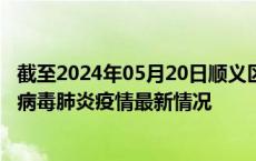 截至2024年05月20日顺义区疫情最新消息-顺义区新型冠状病毒肺炎疫情最新情况