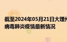 截至2024年05月21日大理州疫情最新消息-大理州新型冠状病毒肺炎疫情最新情况