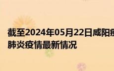 截至2024年05月22日咸阳疫情最新消息-咸阳新型冠状病毒肺炎疫情最新情况