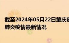 截至2024年05月22日肇庆疫情最新消息-肇庆新型冠状病毒肺炎疫情最新情况