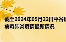 截至2024年05月22日平谷区疫情最新消息-平谷区新型冠状病毒肺炎疫情最新情况