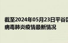 截至2024年05月23日平谷区疫情最新消息-平谷区新型冠状病毒肺炎疫情最新情况