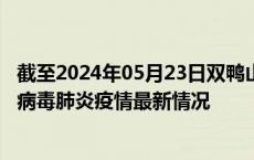 截至2024年05月23日双鸭山疫情最新消息-双鸭山新型冠状病毒肺炎疫情最新情况