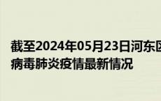 截至2024年05月23日河东区疫情最新消息-河东区新型冠状病毒肺炎疫情最新情况