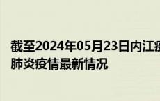 截至2024年05月23日内江疫情最新消息-内江新型冠状病毒肺炎疫情最新情况