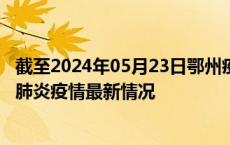 截至2024年05月23日鄂州疫情最新消息-鄂州新型冠状病毒肺炎疫情最新情况