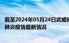 截至2024年05月24日武威疫情最新消息-武威新型冠状病毒肺炎疫情最新情况