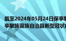 截至2024年05月24日保亭黎族苗族自治县疫情最新消息-保亭黎族苗族自治县新型冠状病毒肺炎疫情最新情况