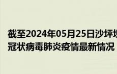 截至2024年05月25日沙坪坝区疫情最新消息-沙坪坝区新型冠状病毒肺炎疫情最新情况