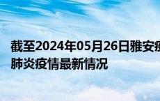 截至2024年05月26日雅安疫情最新消息-雅安新型冠状病毒肺炎疫情最新情况