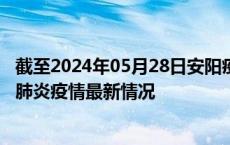 截至2024年05月28日安阳疫情最新消息-安阳新型冠状病毒肺炎疫情最新情况