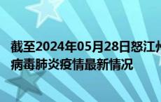 截至2024年05月28日怒江州疫情最新消息-怒江州新型冠状病毒肺炎疫情最新情况