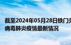 截至2024年05月28日铁门关疫情最新消息-铁门关新型冠状病毒肺炎疫情最新情况