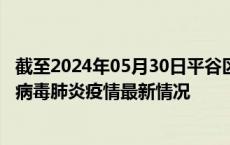 截至2024年05月30日平谷区疫情最新消息-平谷区新型冠状病毒肺炎疫情最新情况