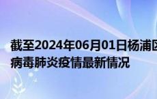 截至2024年06月01日杨浦区疫情最新消息-杨浦区新型冠状病毒肺炎疫情最新情况