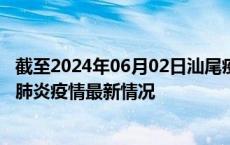 截至2024年06月02日汕尾疫情最新消息-汕尾新型冠状病毒肺炎疫情最新情况