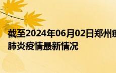 截至2024年06月02日郑州疫情最新消息-郑州新型冠状病毒肺炎疫情最新情况