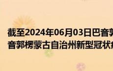 截至2024年06月03日巴音郭楞蒙古自治州疫情最新消息-巴音郭楞蒙古自治州新型冠状病毒肺炎疫情最新情况