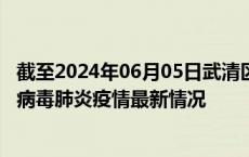 截至2024年06月05日武清区疫情最新消息-武清区新型冠状病毒肺炎疫情最新情况