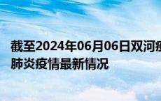 截至2024年06月06日双河疫情最新消息-双河新型冠状病毒肺炎疫情最新情况