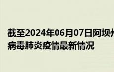 截至2024年06月07日阿坝州疫情最新消息-阿坝州新型冠状病毒肺炎疫情最新情况