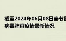 截至2024年06月08日奉节县疫情最新消息-奉节县新型冠状病毒肺炎疫情最新情况