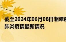 截至2024年06月08日湘潭疫情最新消息-湘潭新型冠状病毒肺炎疫情最新情况