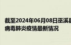 截至2024年06月08日巫溪县疫情最新消息-巫溪县新型冠状病毒肺炎疫情最新情况