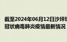 截至2024年06月12日沙坪坝区疫情最新消息-沙坪坝区新型冠状病毒肺炎疫情最新情况