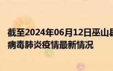 截至2024年06月12日巫山县疫情最新消息-巫山县新型冠状病毒肺炎疫情最新情况