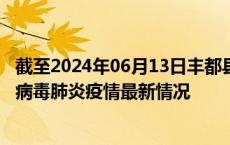 截至2024年06月13日丰都县疫情最新消息-丰都县新型冠状病毒肺炎疫情最新情况