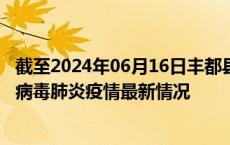 截至2024年06月16日丰都县疫情最新消息-丰都县新型冠状病毒肺炎疫情最新情况